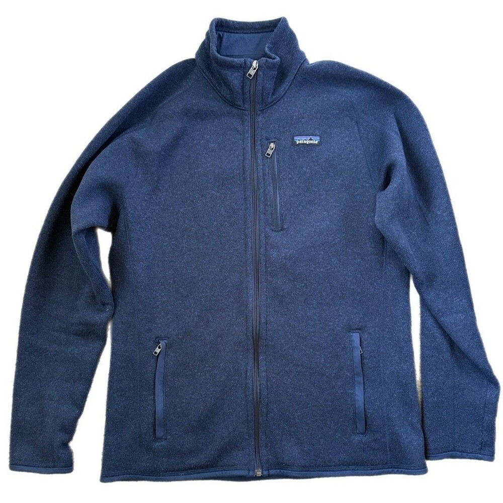 Patagonia Better Sweater Blue Full Zip Fleece Jacket Men’s Size L 25528SP24